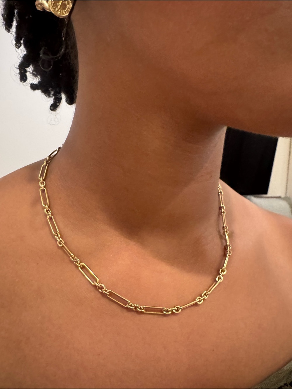 David Yurman 18k gold Lexington chain - 18inches